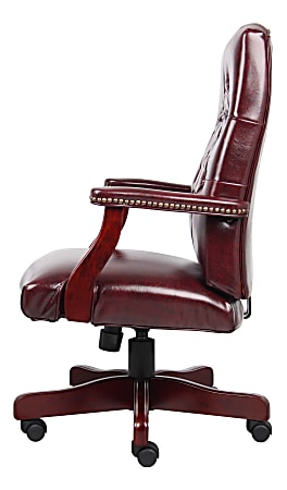 Burgundy 2025 executive chair