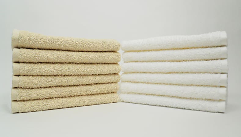 1888 Mills Fingertip Towels, 13" x 18", White, Pack Of 288 Towels