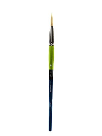 Princeton Snap Paint Brush, Series 9800, Size 10, Flat, White Taklon, Synthetic, Multicolor