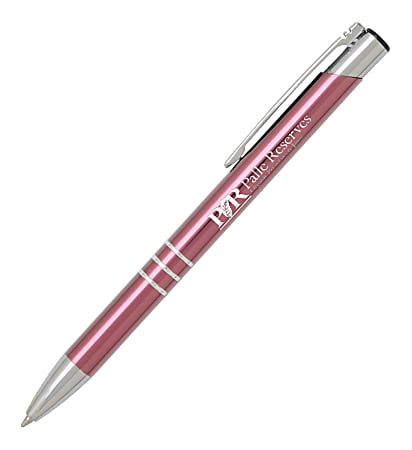 Custom Promotional Pink Awareness Composition Pen