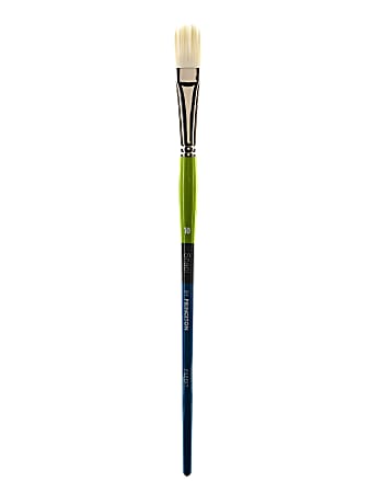 Princeton Snap Paint Brush, Series 9800, Size 10, Filbert, White Taklon, Synthetic, Multicolor