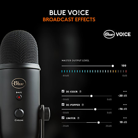 Blue Microphones Yeti USB Microphone Blackout - ODP Business