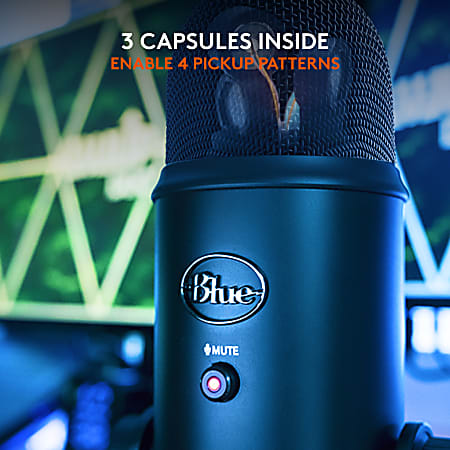Blue Microphones Yeti USB Microphone Blackout - ODP Business Solutions