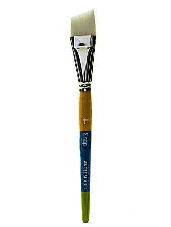 Princeton Snap! White Taklon Brush Long Handle Bright 4