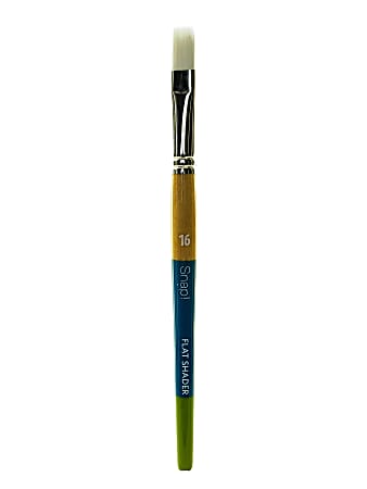 Princeton Snap Paint Brush, Size 16, Flat Bristle, Synthetic, Multicolor
