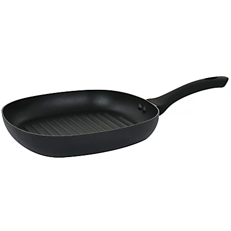 Oster Ashford Non-Stick Aluminum Grill Pan, 10”, Black