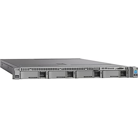 Cisco C220 M4 1U Rack Server - 2x Intel Xeon E5-2609 v3 1.90 GHz - 16 GB RAM - 12Gb/s SAS, Serial ATA Controller - UCSSPRC220M4E1