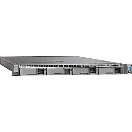 Cisco C220 M4 1U Rack Server - 2 x Intel Xeon E5-2609 v3 1.90 GHz - 16 GB RAM - 12Gb/s SAS, Serial ATA Controller - 2 Processor Support - Gigabit Ethernet - 2 x 770 W