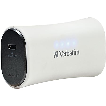 Verbatim Portable Power Pack, 2200mAh - White