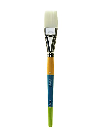Princeton Snap Paint Brush, 1", Stroke Bristle, Synthetic, Multicolor