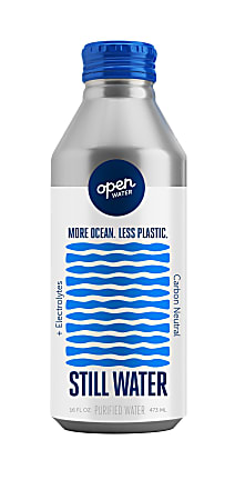 Open Water Still Bottled Water, 16 Oz, Pack Of 24 Bottles