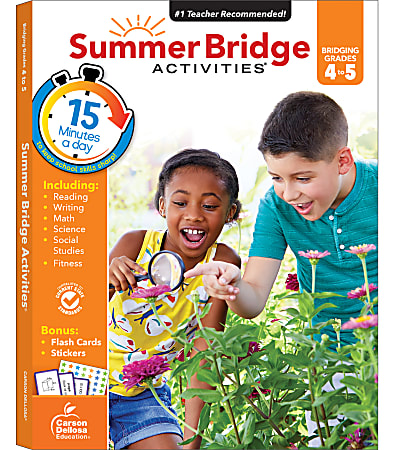 Carson-Dellosa Summer Bridge Activities Workbook, 3rd Edition, Grades 4-5