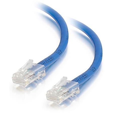 C2G 5ft Cat5e Non-Booted Unshielded Network Patch Ethernet Cable - Blue - Category 5e for Network Device - RJ-45 Male - RJ-45 Male - 5ft - Blue