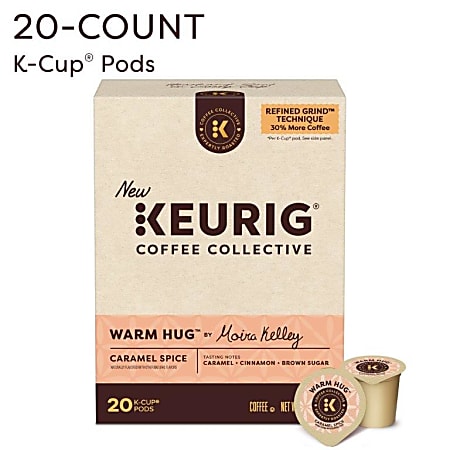 Keurig Coffee Collective Warm Hug Caramel Spice Single Serve K Cup Pods ...