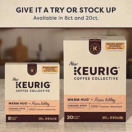 Keurig Coffee Collective Warm Hug Caramel Spice Single Serve K Cup Pods ...