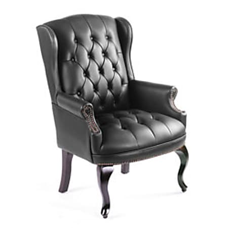 Boss Office Products Wingback Traditional High-Back Chair,