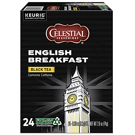 Celestial Seasonings English Breakfast Tea Single Serve K Cup
