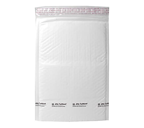 Sealed Air Jiffy® TuffGard® Extreme Bubble Cushioned Mailers, #5, 10 1/2" x 16", White, Pack Of 25