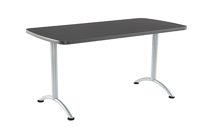 Iceberg IndestrucTable TOO Utility Table Top, Rectangle, Gray