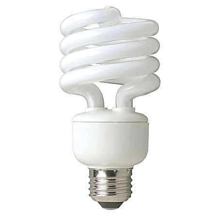 Spring Light Compact Fluorescent Light Bulb, 19 Watts, Pack Of 3