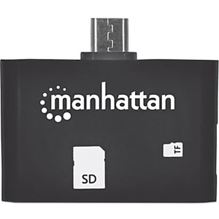 Manhattan Mobile OTG Adapter, 24-in-1 Card Reader/Writer - 24-in-1 - SD, SDHC, SDXC, MultiMediaCard (MMC), Reduced Size MultiMediaCard (MMC), MMCmobile, microSD, microSDHC, microSDXC - USB 2.0External