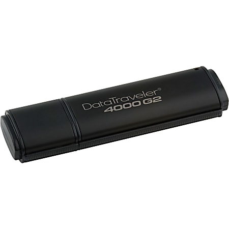 Kingston 4GB DT4000 G2 256 AES FIPS 140-2 Level 3 (Management-Ready) - 4 GB - USB 3.0 - Black - 256-bit AES - 5 Year Warranty