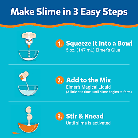 1 gallon clear slime glue, Product label contest