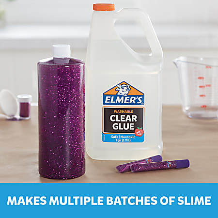 Elmer's Washable School Glue, Gallon, Pack of 6