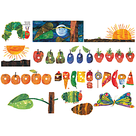 Little Folk Visuals The Very Hungry Caterpillar Flannel Board Set, Multicolor, Pre-K - Grade 5