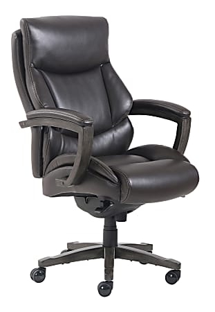 Thomasville® Edinger Ergonomic Bonded Leather Big & Tall High-Back Chair, Brown