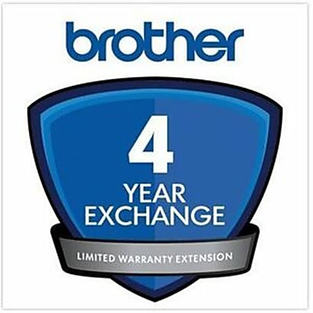 Brother Exchange - 4 Year - Warranty - Service Depot - Exchange - Physical Service