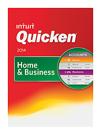 Quicken® Home & Business 2014, For PC, Traditional Disc