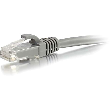 C2G 50ft Cat5e Ethernet Cable - 350MHz - Snagless - Grey - Category 5e for Network Device - RJ-45 Male - RJ-45 Male - 50ft - Gray