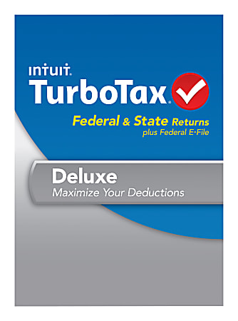 TurboTax® Deluxe With Federal And State 2013, Traditional Disc