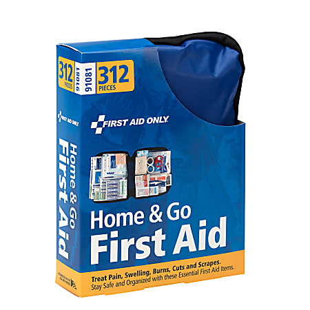 First Aid Only All-Purpose Emergency First Aid Kit for Home, Work