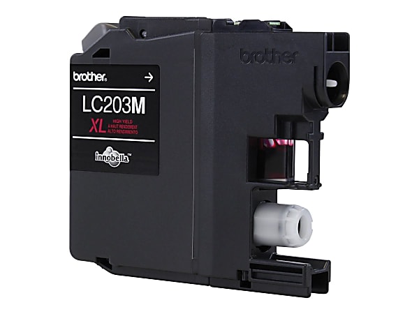 Brother LC203 High Yield Magenta Ink Cartridge LC203M - Office Depot