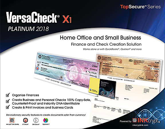VersaCheck® X1 Platinum 2018, Disc