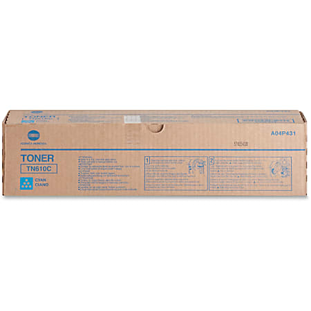 Konica Minolta TN-610C Original Toner Cartridge - Laser - High Yield - 26500 Pages - Cyan - 1 Each