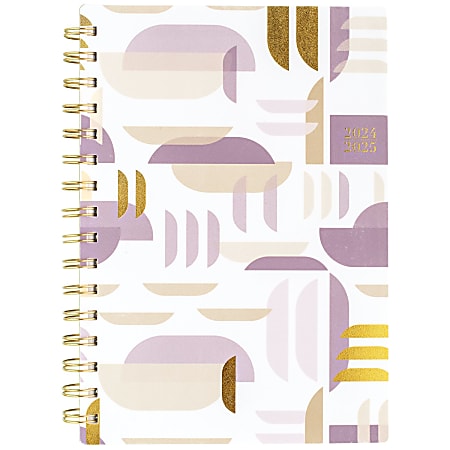 2024-2025 Cambridge® Eclipse Weekly/Monthly Academic Planner, 5-1/2" x 8-1/2", Purple, July 2024 To June 2025, 1711-200A