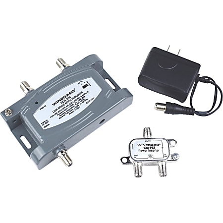 Winegard HDA-200 Distribution Amplifier - 2-way - 42 MHz - 5 MHz to 42 MHz