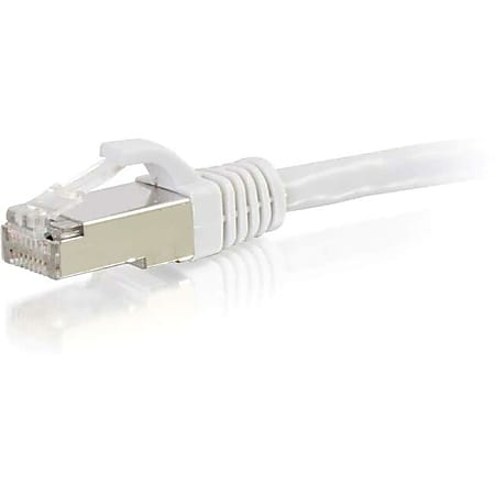 C2G 15ft Cat6 Snagless Shielded (STP) Ethernet Network Patch Cable - White - Patch cable - RJ-45 (M) to R - 00926