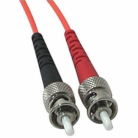 C2G 3m LC-ST 62.5/125 Duplex Multimode OM1 Fiber Cable - Orange - 10ft - Patch cable - LC multi-mode (M) to ST mult - 33165