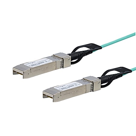 StarTech.com Cisco SFP-10G-AOC3M Compatible 3m 10G SFP+ to SFP AOC Cable - 10GbE SFP+ Active Optical Fiber - SFP10GAOC3M