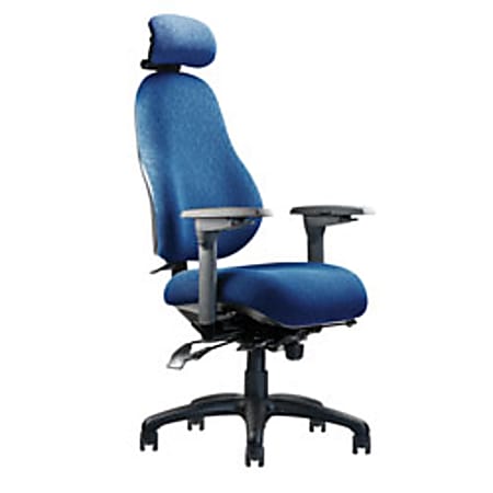 Neutral Posture® 8500 High-Back Chair With Headrest, Navy