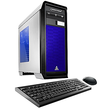 CybertronPC Titanium GTX-1070H Desktop PC, Intel® Core™ i7, 32GB Memory, 2TB Hard Drive/240GB Solid State Drive, Windows® 10, GeForce GTX 1070