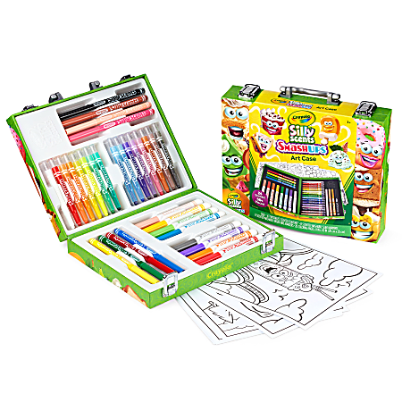 Crayola Silly Scents Mini Inspiration Art Case Coloring Set, Gift