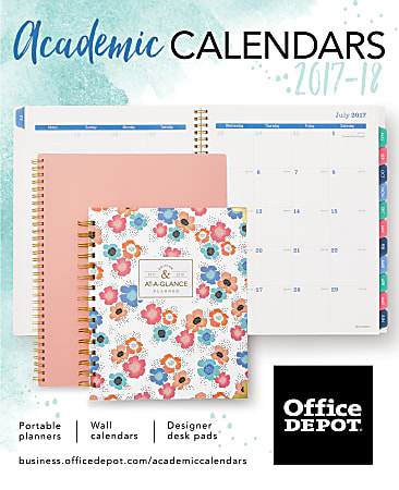 2017/2018 Office Depot Academic Calendar