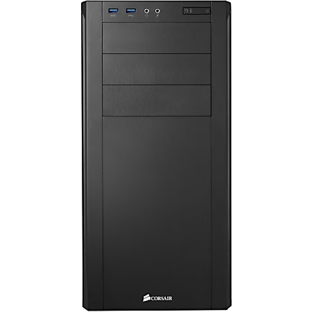 Corsair Carbide 200R System Cabinet - Mid-tower - Black - Steel, Acrylonitrile Butadiene Styrene (ABS) - 11 x Bay - 2 x Fan(s) Installed - ATX, Micro ATX Motherboard Supported - 8 x Fan(s) Supported - 3 x External 5.25" Bay - 4 x Internal 3.5" Bay