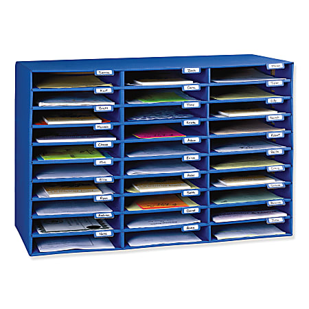 Pacon® 70% Recycled Corrugated Mail Box, 30 Slots,