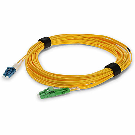 AddOn 5m ALC Male to LC Male Yellow OS2 Duplex Fiber OFNR Riser Rated ...